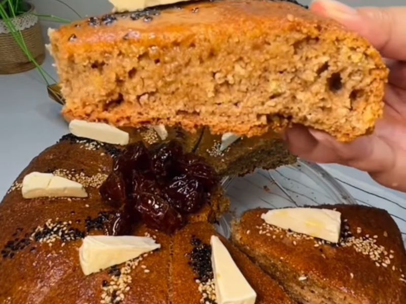 خبز القمح بالشومر