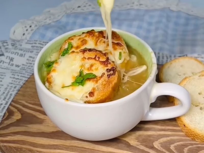 شوربة البصل الفرنسية